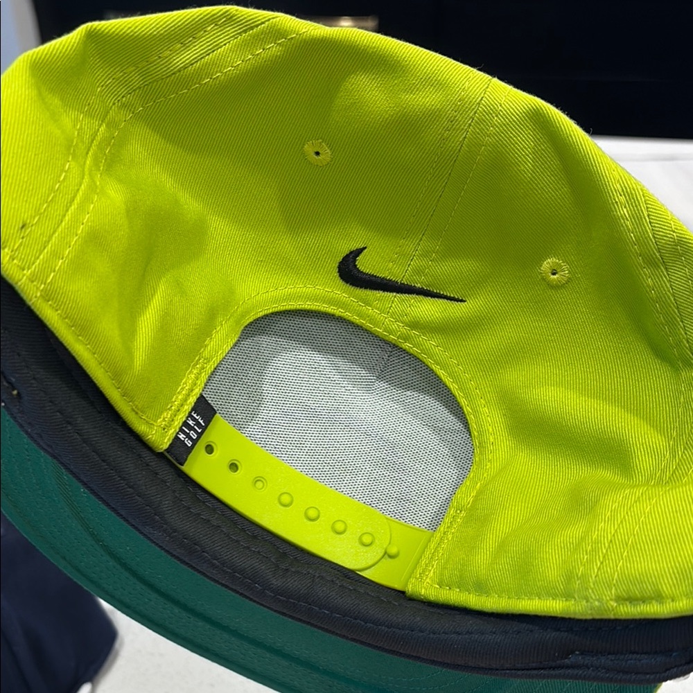 Nike Navy and Neon Green Hats - Picture 3 of 5